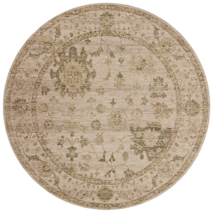 The Willa WIA-09 Dove / Forest Area Rug highlights gentle dove and lush forest tones and traditional and vintage texture in a beautifully made power-loomed 100% polyester area rug