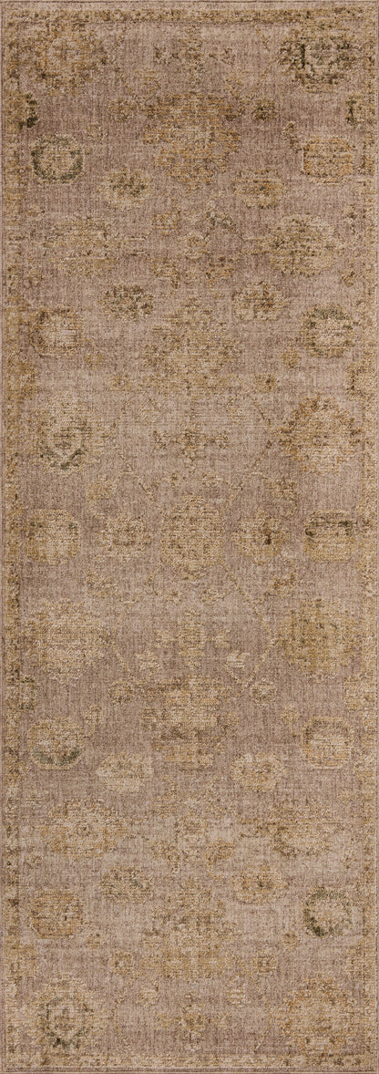 Dressed in grounding stone and vibrant multi-toned hues with traditional and vintage detail, the Willa WIA-10 Stone / Multi Area Rug is a power-loomed 100% polyester area rug that completes any room