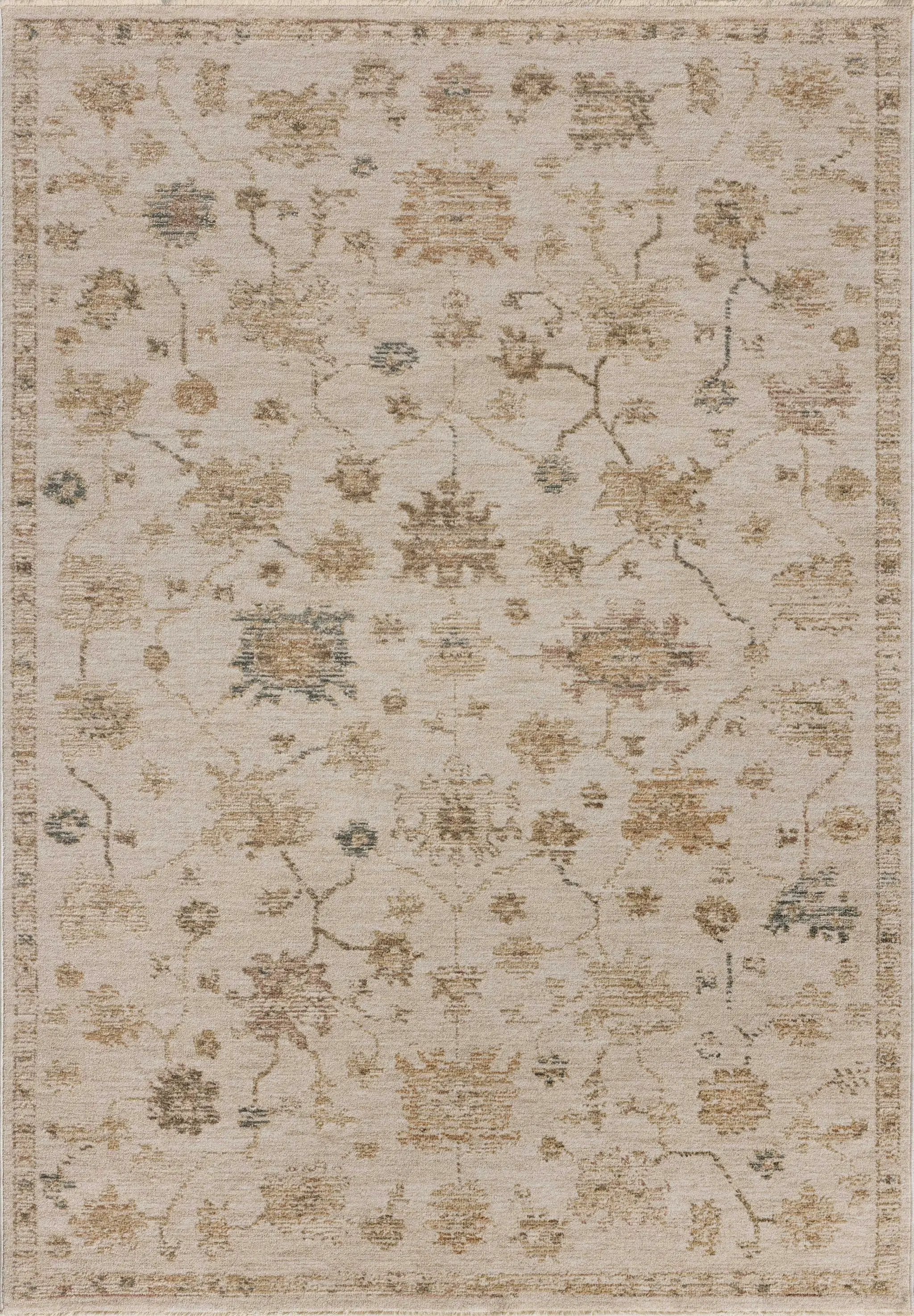 Willa WIA-11 Bone / Multi Area Rug by Loloi