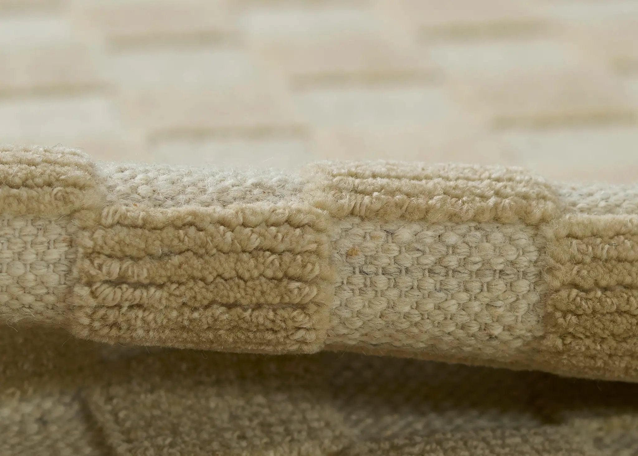 Willow WLO-1 (Checkered) Beige Area Rug by Momeni
