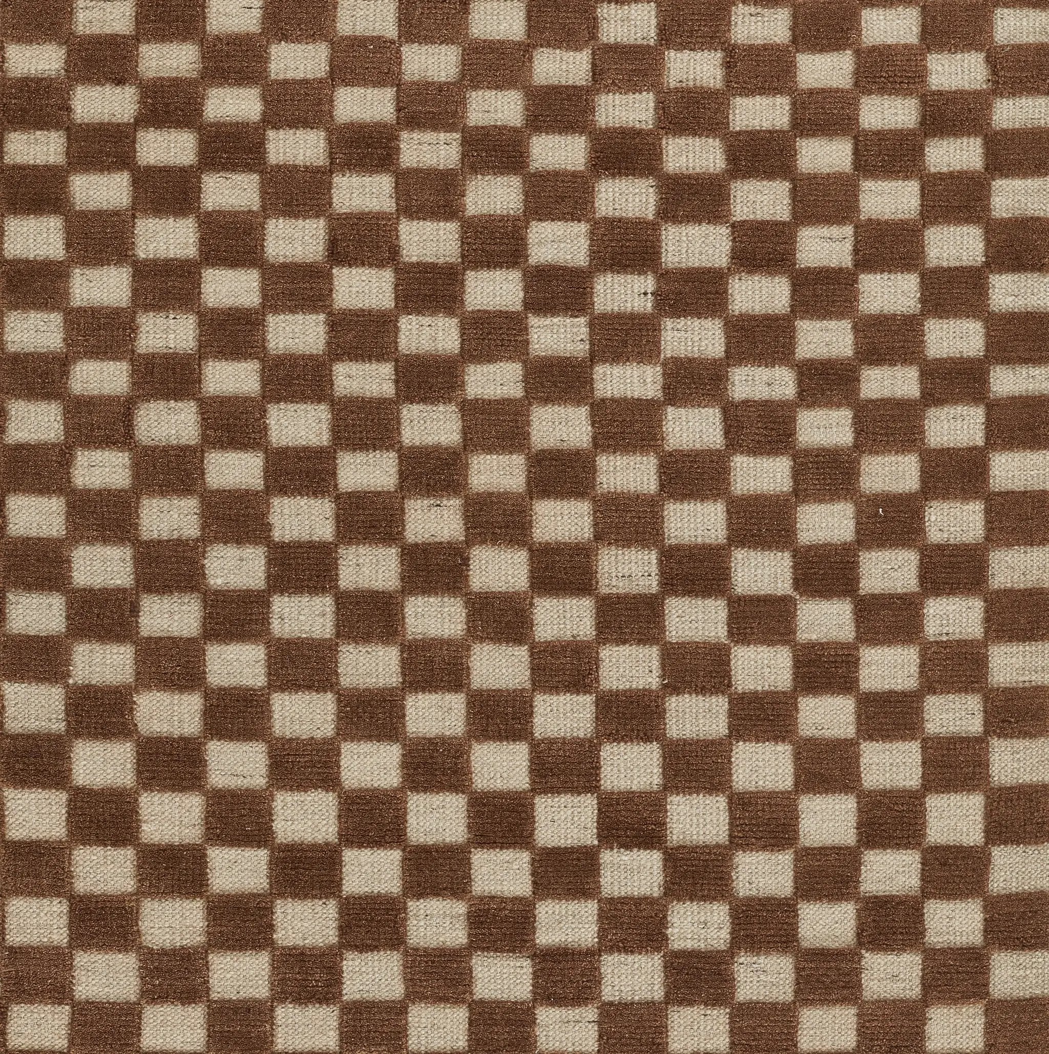 Willow WLO-1 (Checkered) Brown Area Rug by Momeni