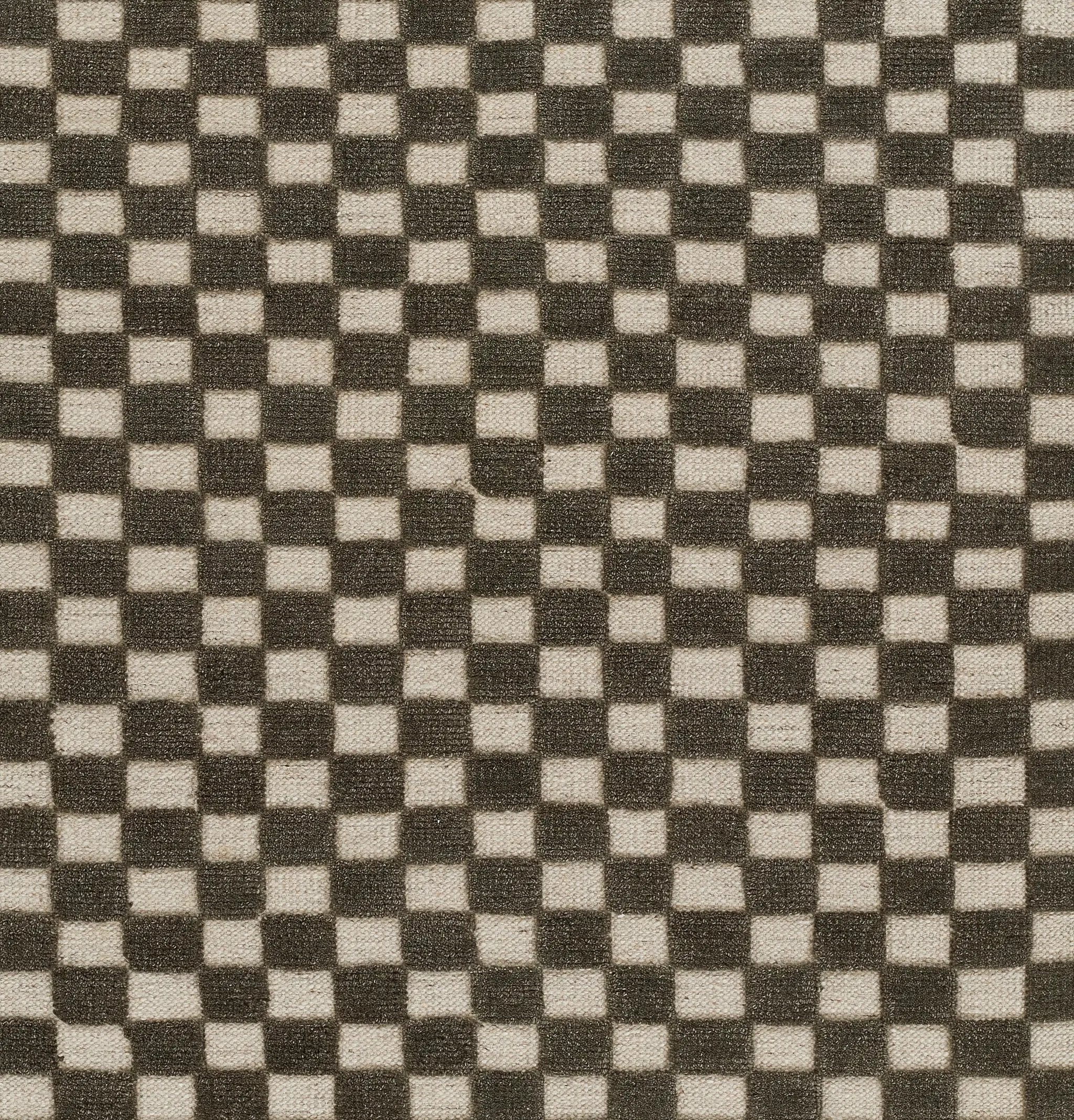 Willow WLO-1 (Checkered) Charcoal Area Rug by Momeni