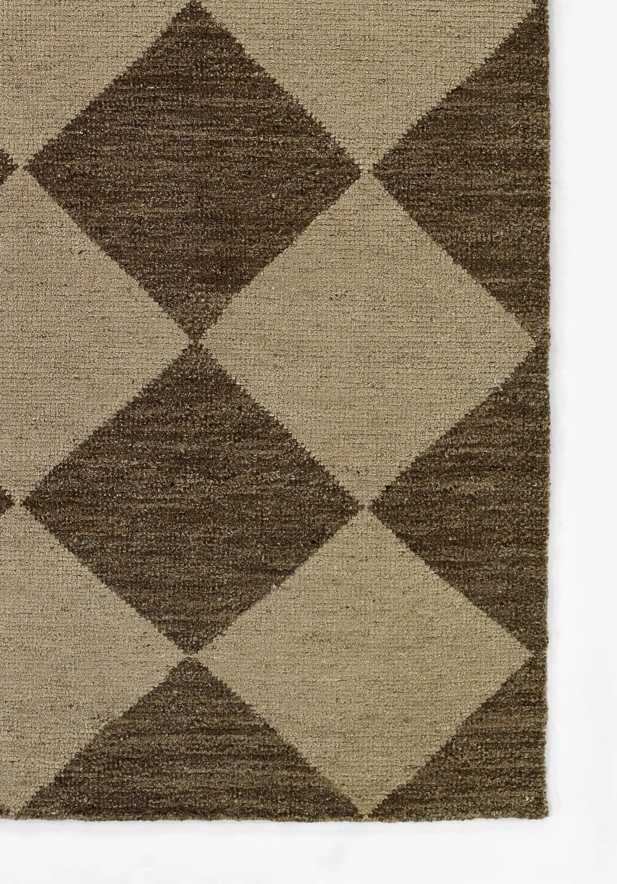 Willow WLO-4 (Checkered) Brown Area Rug by Momeni