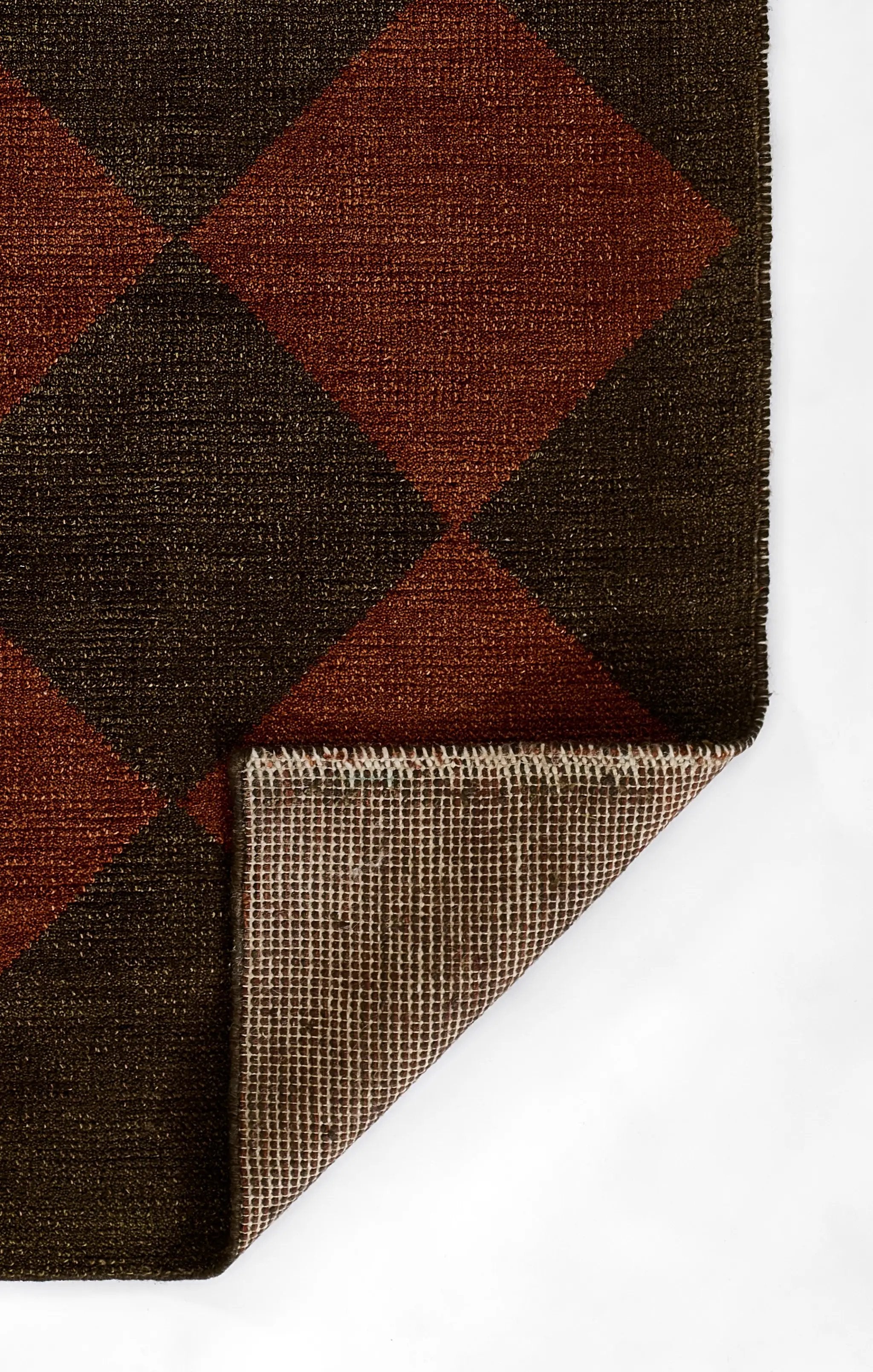 Willow WLO-4 (Checkered) Copper Area Rug by Momeni