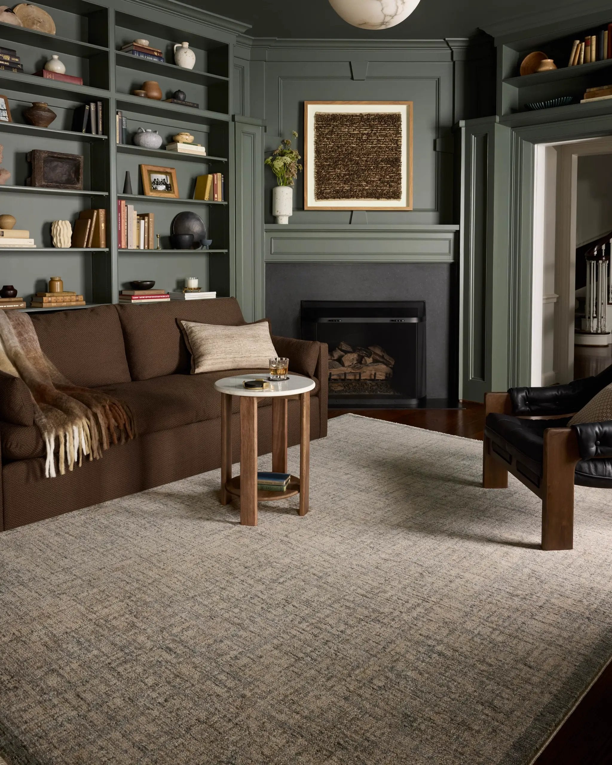 Winston WIT-01 Denim / Bone Area Rug by Loloi