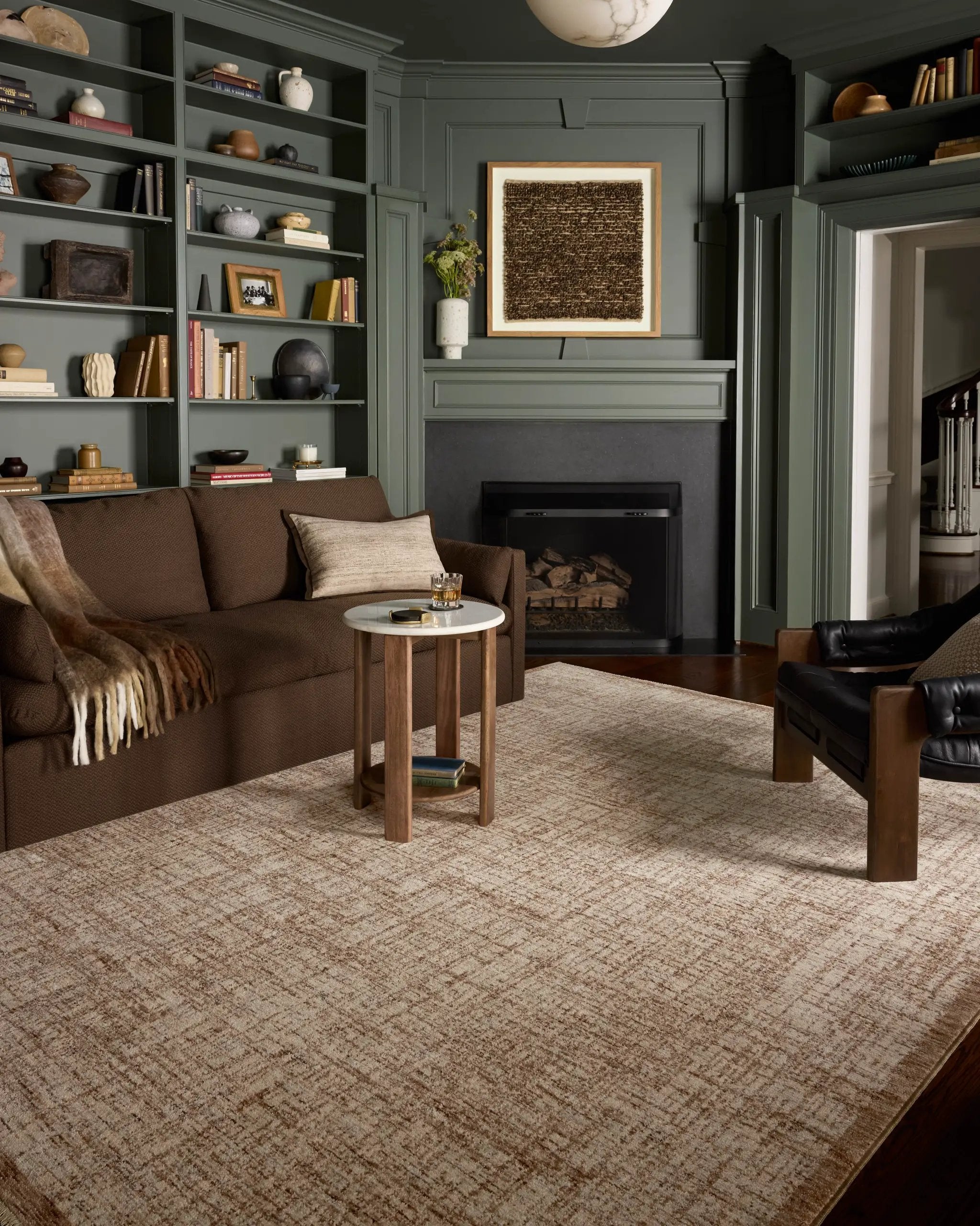 Winston WIT-01 Earth / Bone Area Rug by Loloi