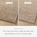 The Winston WIT-01 Earth / Bone Area Rug is a power-loomed polyester area rug that radiates earthy and bone charm