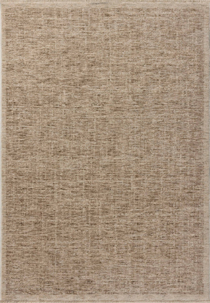 The Winston WIT-01 Taupe / Bone Area Rug showcases versatile taupe and bone tones in a power-loomed polyester area rug