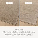 The Winston WIT-01 Taupe / Bone Area Rug showcases versatile taupe and bone tones in a power-loomed polyester area rug