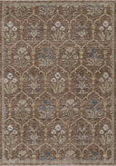 Momeni Wisteria WIS-1 Rust Area Rug, vintage floral rug with botanical pattern
