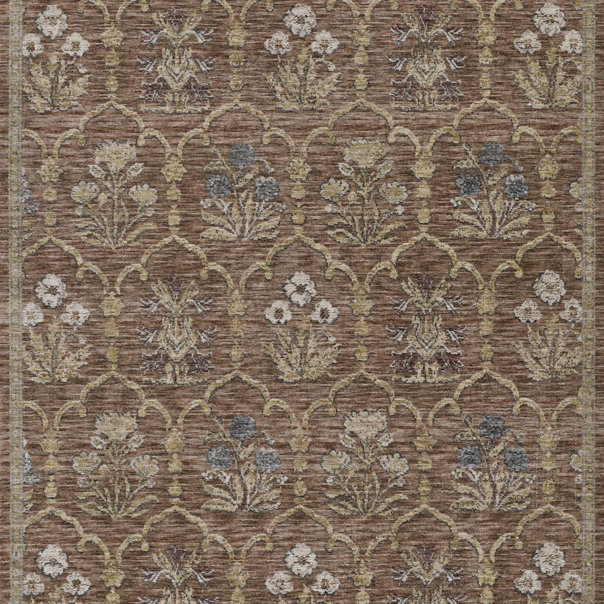 Wisteria WIS-1 Rust Area Rug by Momeni