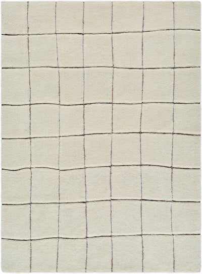 Surya Wooly WOL-2301 Ivory Machine Washable Area Rug by LIVABLISS