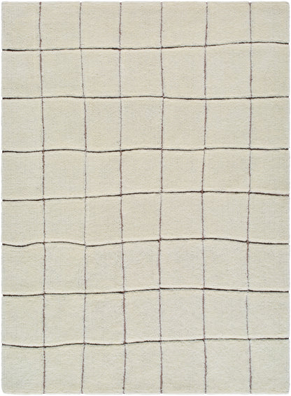 Surya Wooly WOL-2301 Ivory Machine Washable Area Rug by LIVABLISS