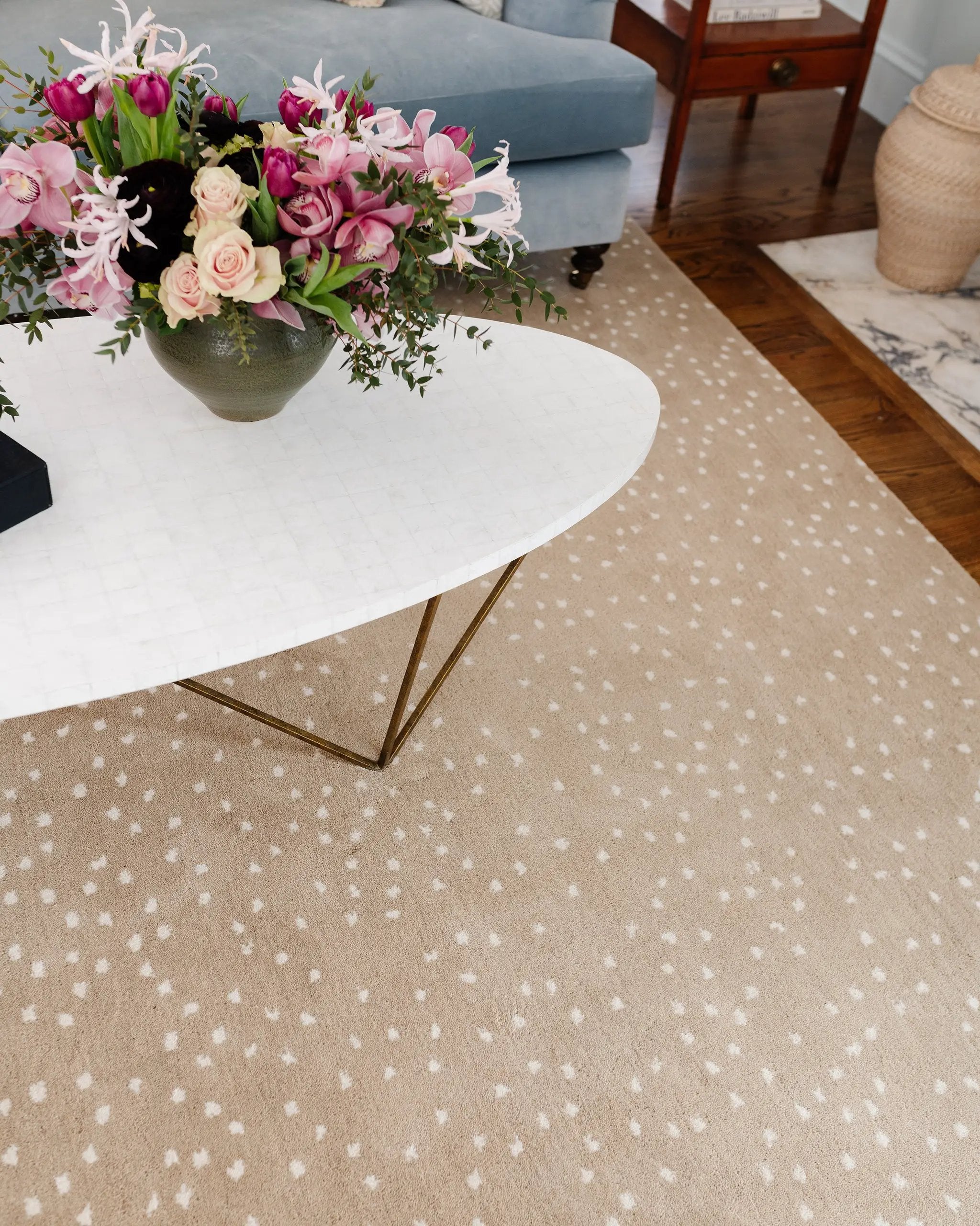 Woodland WOD-1 (Antelope) Beige Area Rug by Erin Gates by Momeni