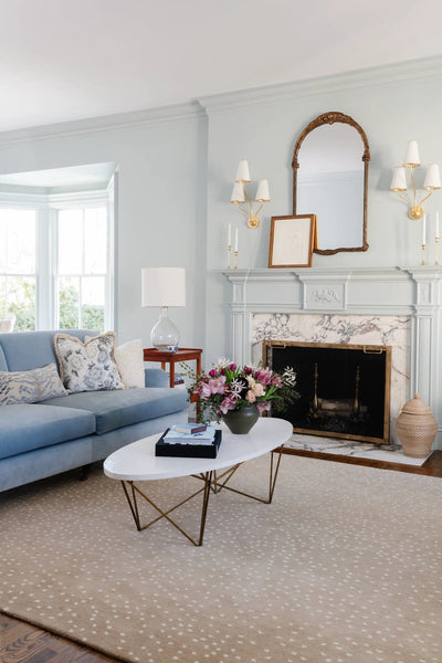 Woodland WOD-1 (Antelope) Beige Area Rug by Erin Gates by Momeni