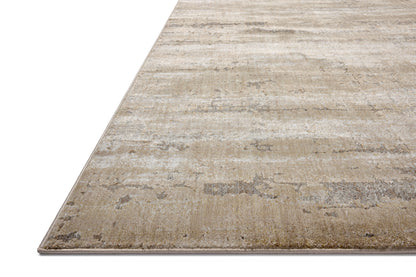 A power-loomed polypropylene and polyester area rug featuring distressed design and warm natural and refined ivory tones, the Wyatt WYA-02 Natural / Ivory Area Rug adds character to any room