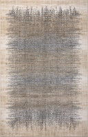 The Wyatt WYA-06 Stone / Beige Area Rug brings grounding stone and warm beige character and distressed flair to your home in a power-loomed polypropylene and polyester area rug