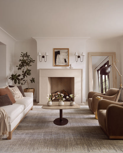 The Wyatt WYA-06 Stone / Beige Area Rug brings grounding stone and warm beige character and distressed flair to your home in a power-loomed polypropylene and polyester area rug