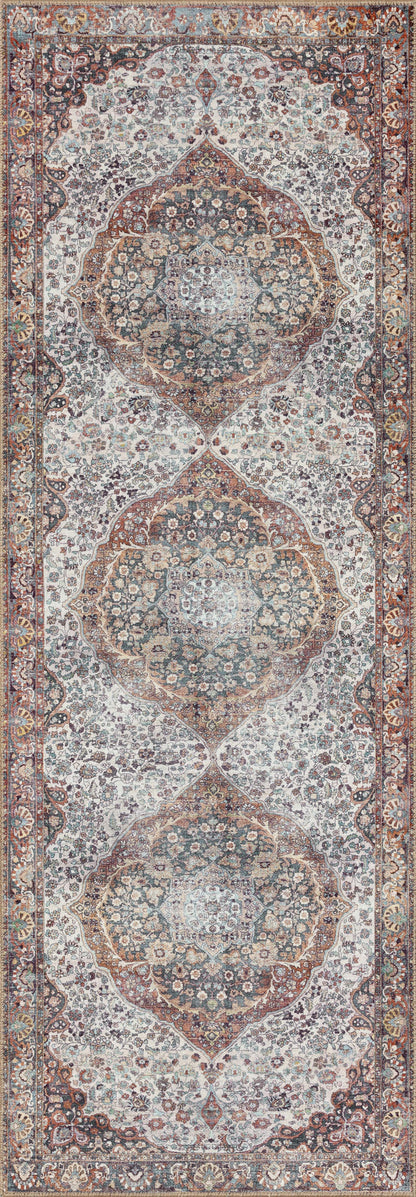A power-loomed 100% polyester area rug in bold red and vibrant multi-toned hues, the Wynter WYN-01 Red / Multi Area Rug is a standout in any décor