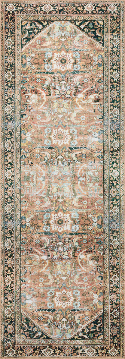 The Wynter WYN-02 Auburn / Multi Area Rug highlights auburn and vibrant multi-toned tones in a beautifully made power-loomed 100% polyester area rug