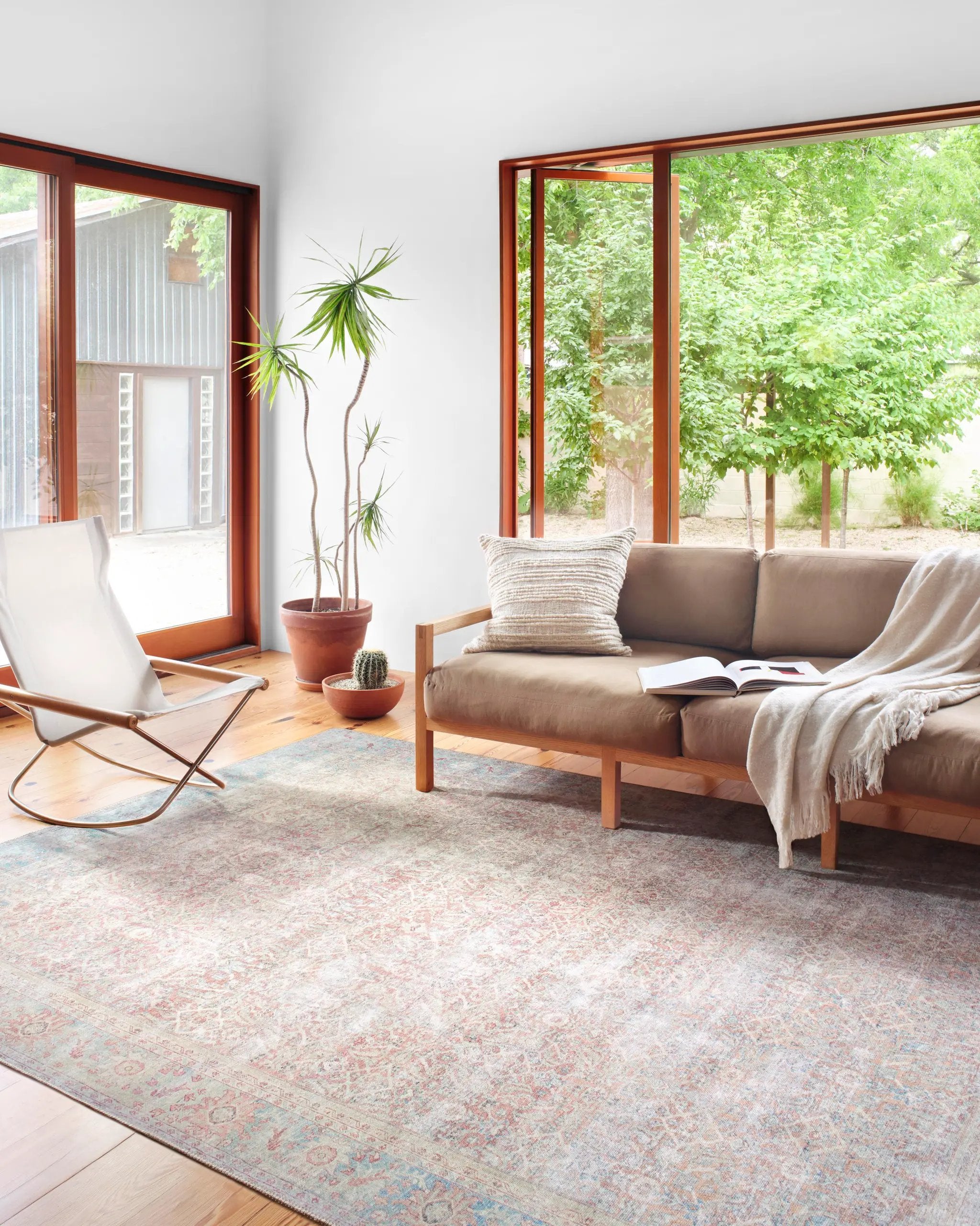 Wynter WYN-04 Red / Teal Area Rug by Loloi
