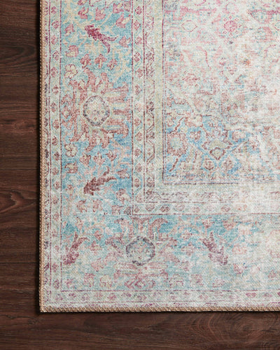 The Wynter WYN-04 Red / Teal Area Rug transforms any space with bold red and vibrant teal tones in a power-loomed 100% polyester area rug