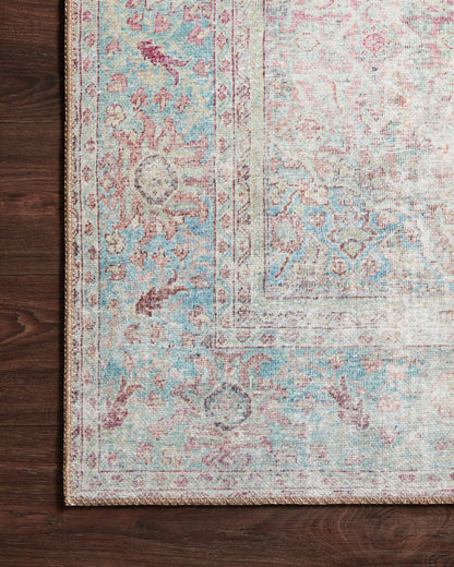 The Wynter WYN-04 Red / Teal Area Rug transforms any space with bold red and vibrant teal tones in a power-loomed 100% polyester area rug