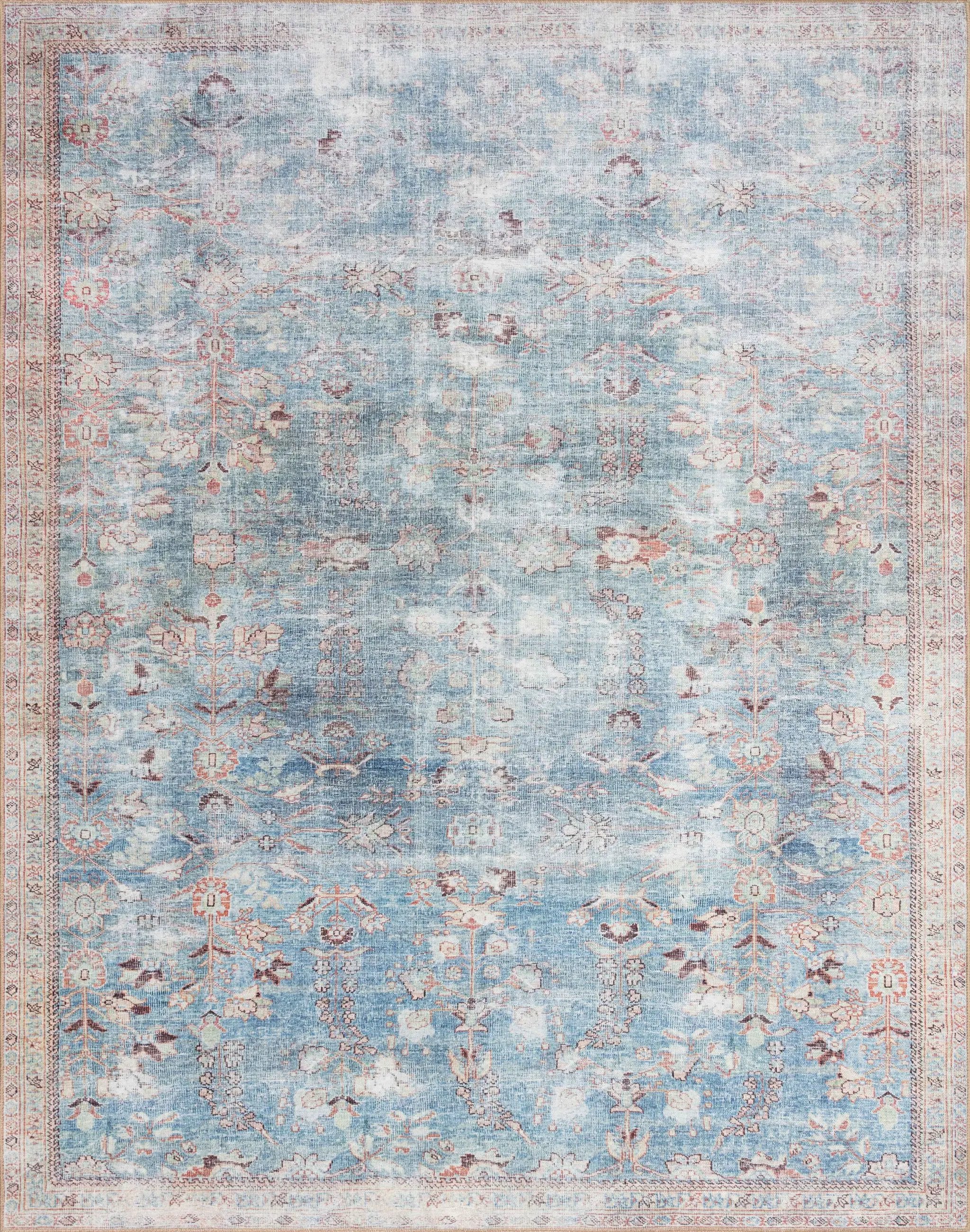 Wynter WYN-06 Teal / Multi Area Rug by Loloi