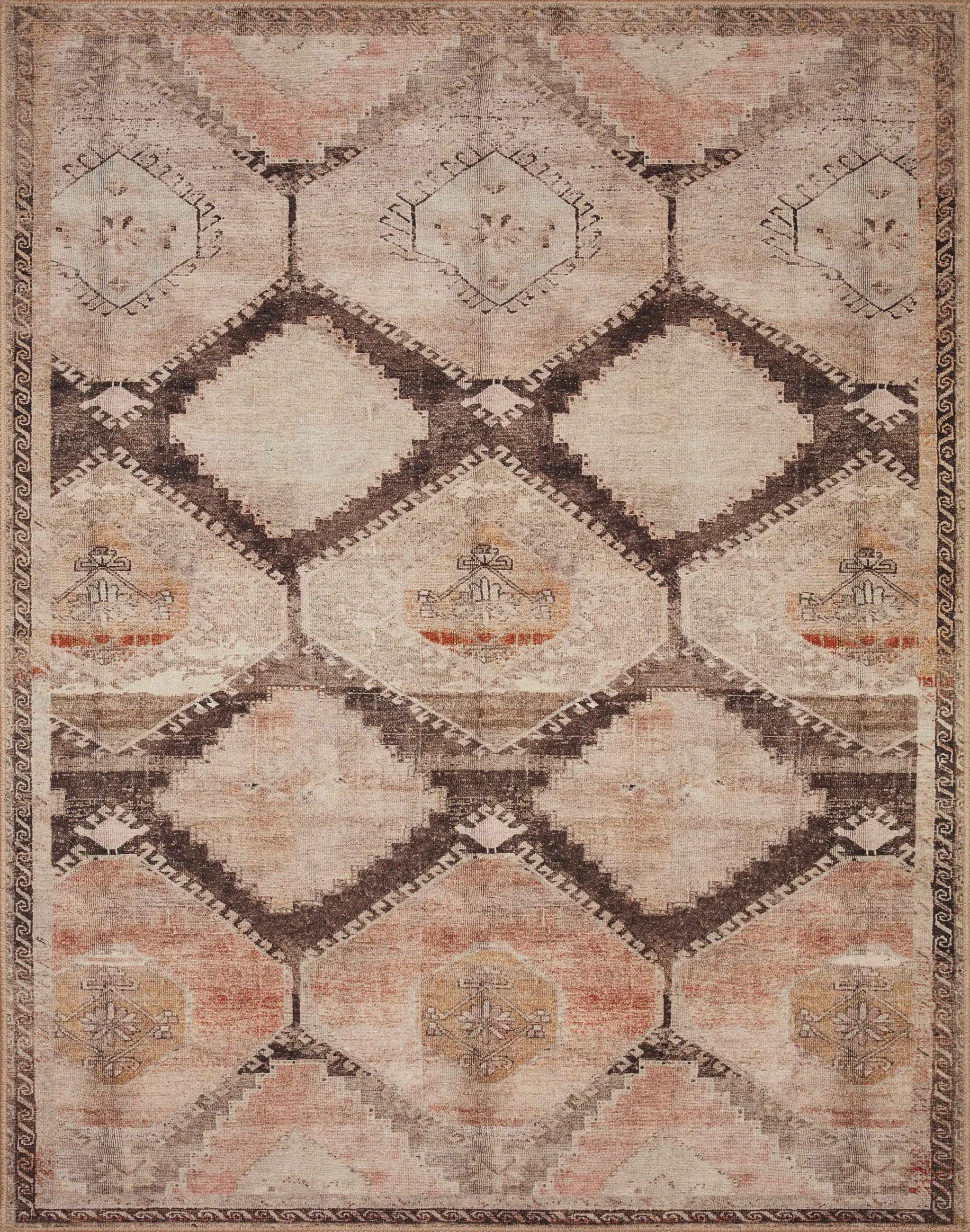 Wynter WYN-08 Graphite / Blush Area Rug by Loloi