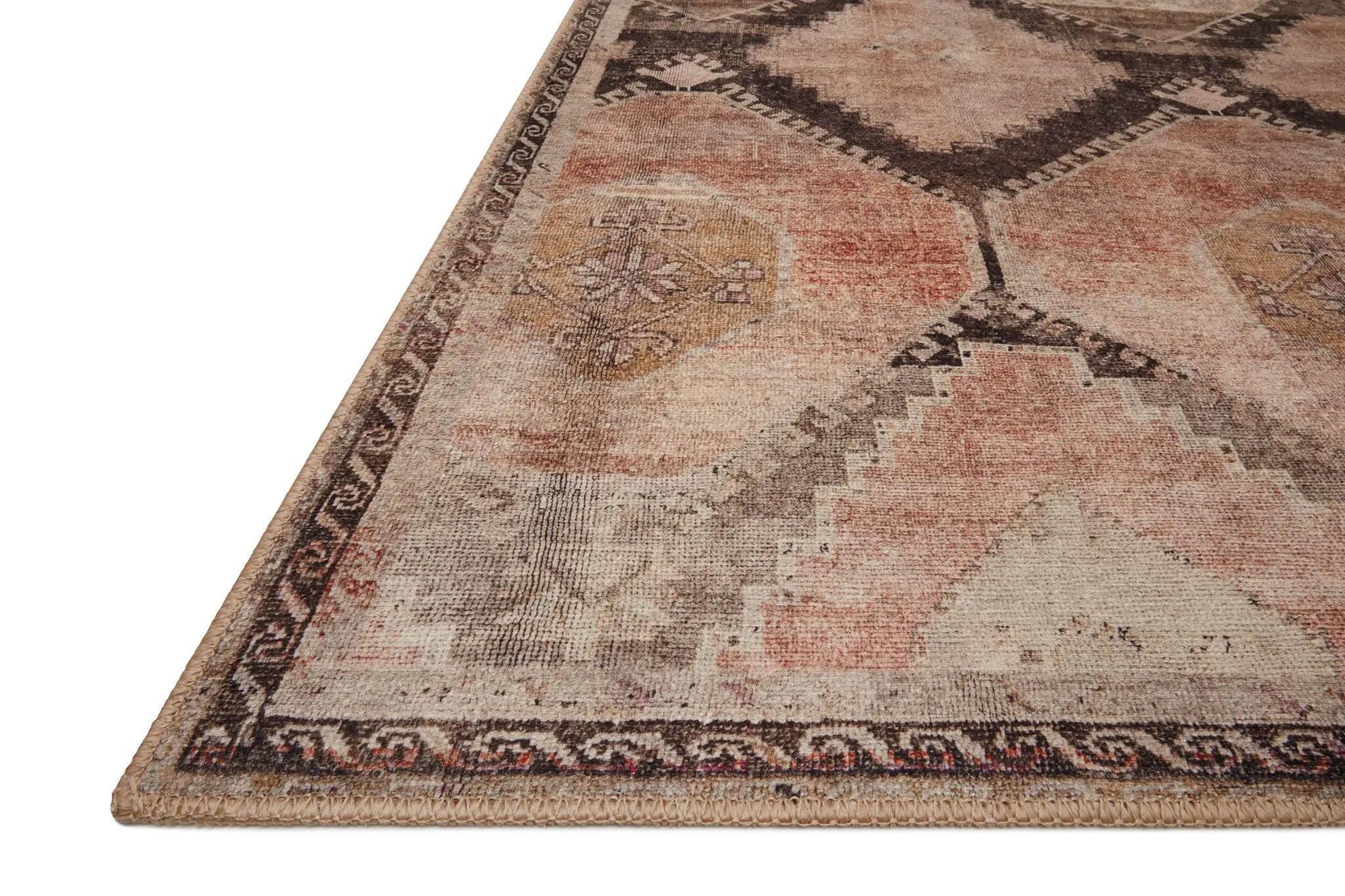 Wynter WYN-08 Graphite / Blush Area Rug by Loloi