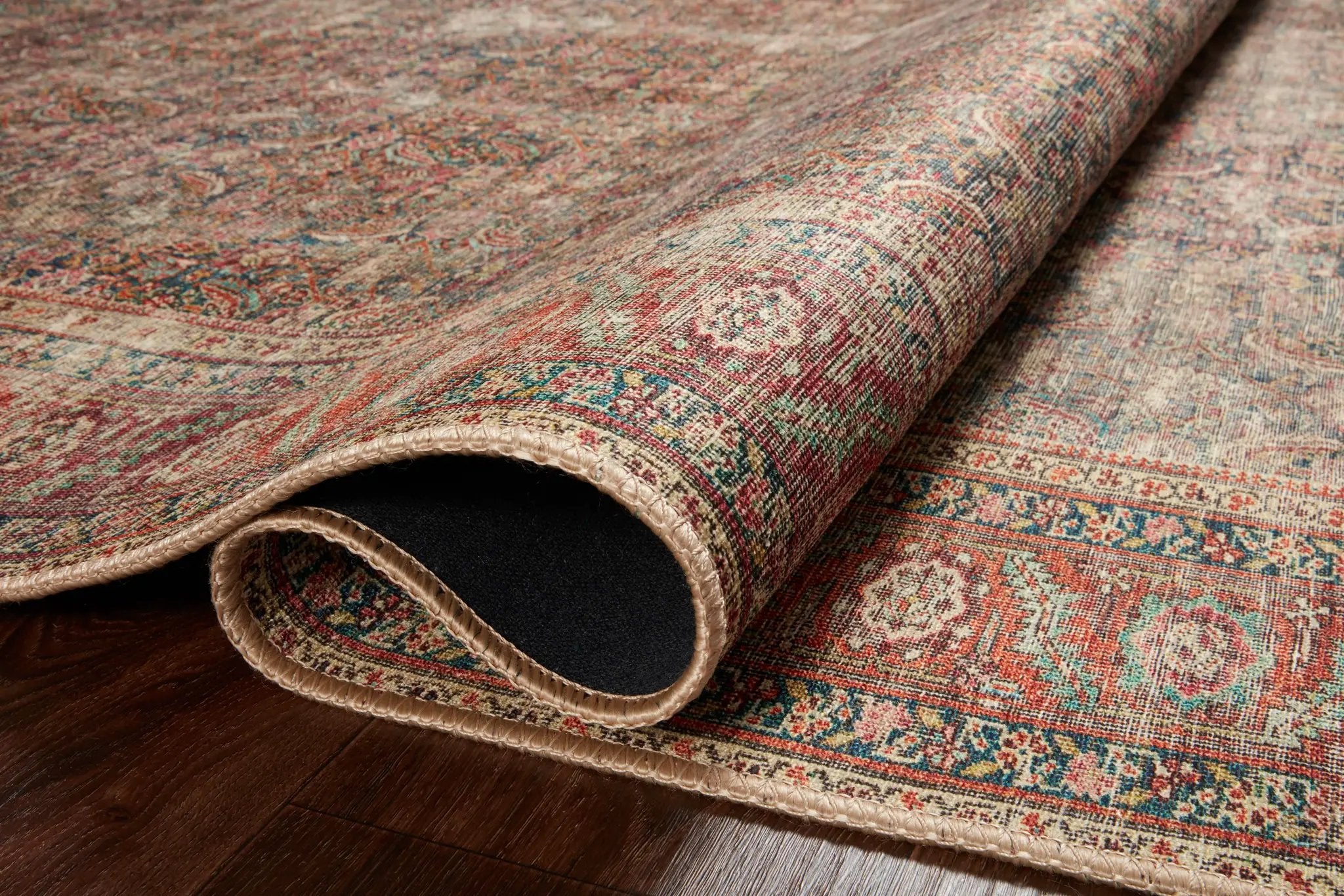 Wynter WYN-09 Onyx / Multi Area Rug by Loloi