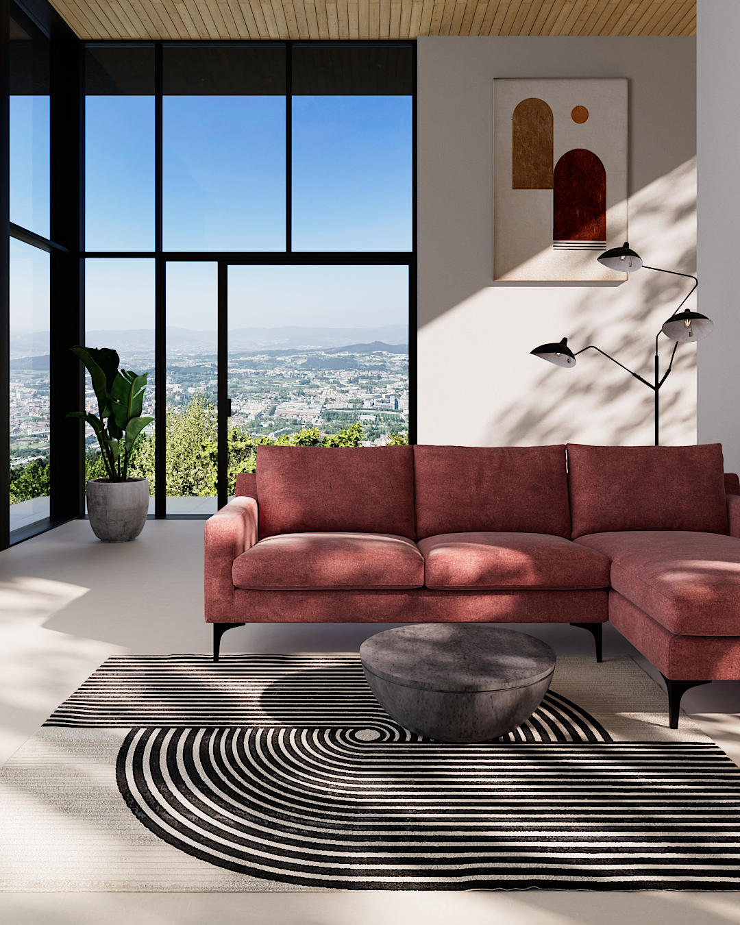 Momeni Xander XAN-5 Ivory Area Rug