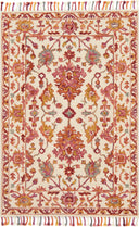 The Zharah ZR-06 Berry Area Rug delivers vibrant berry beauty in a hooked 100% wool area rug