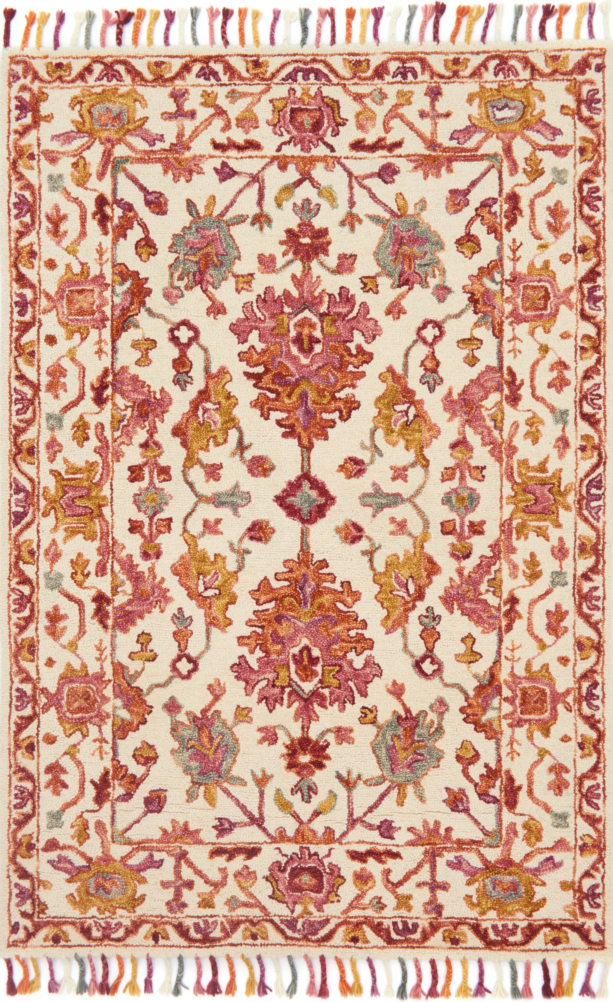 Zharah ZR-06 Berry Area Rug by Loloi