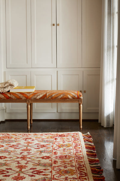 The Zharah ZR-06 Berry Area Rug delivers vibrant berry beauty in a hooked 100% wool area rug