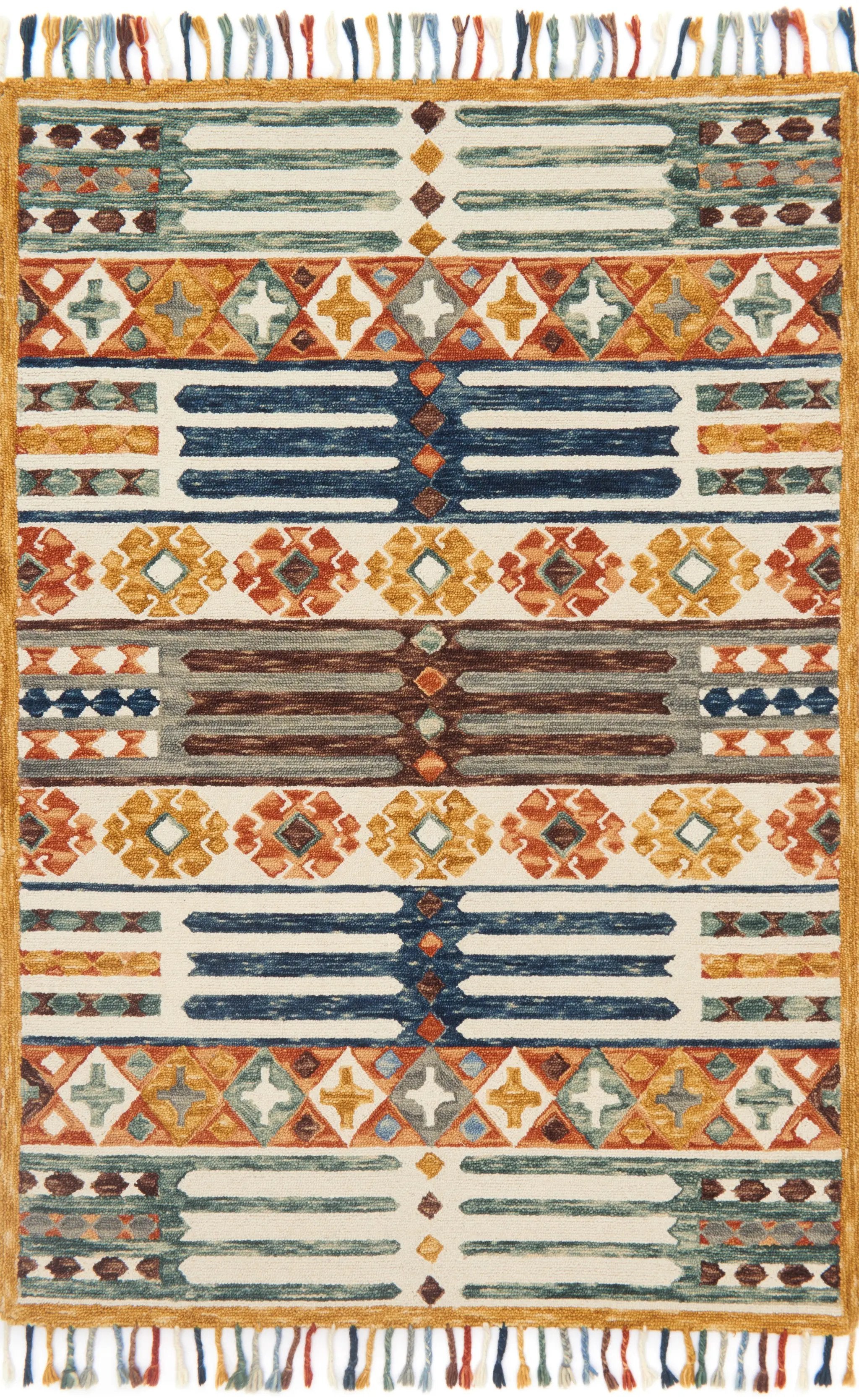 Zharah ZR-08 Santa Fe Spice Area Rug by Loloi