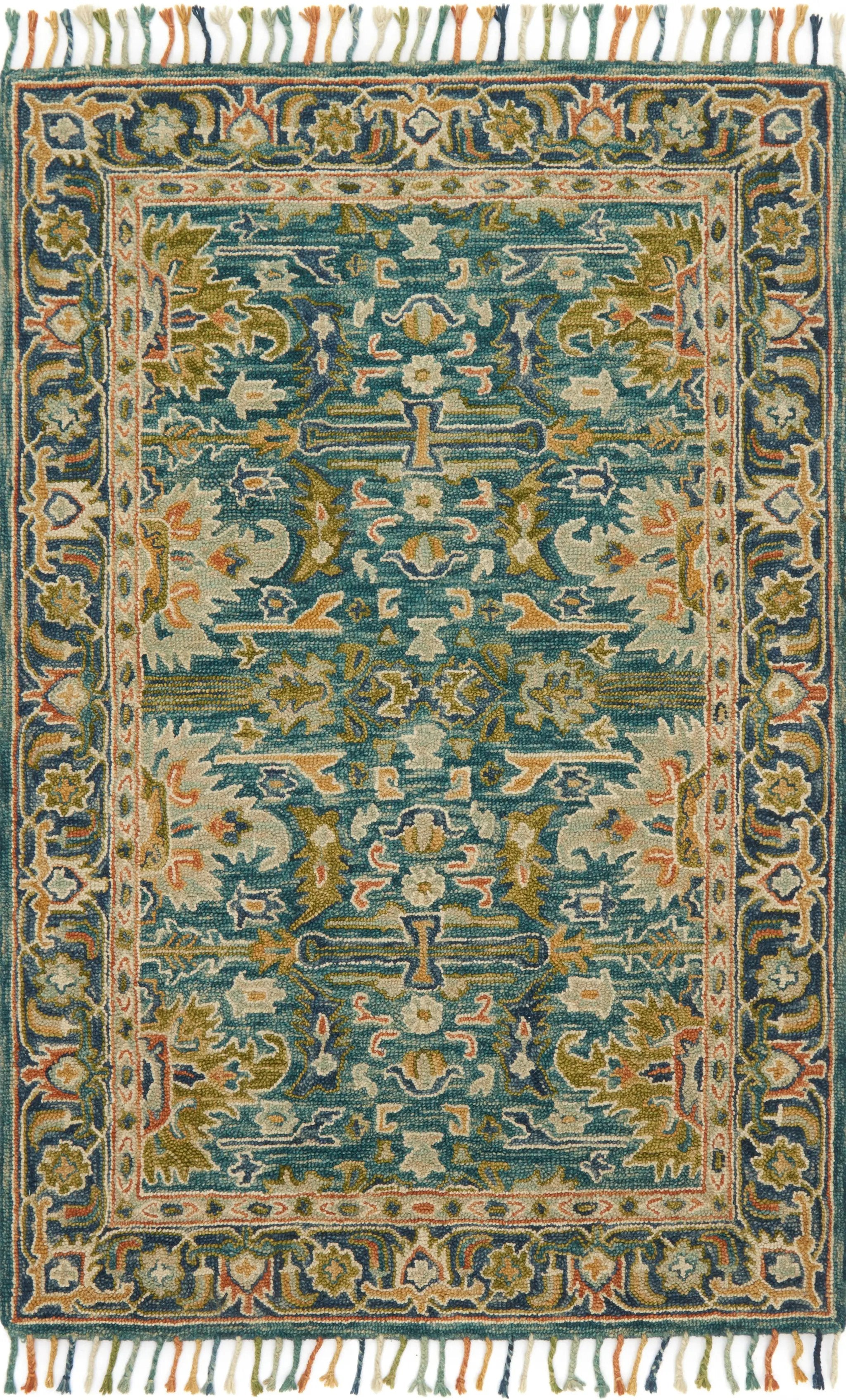 Zharah ZR-12 Blue / Navy Area Rug by Loloi