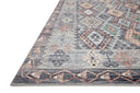 Finished in elegant grey and vibrant multi-toned tones, the Zion ZIO-01 Grey / Multi Area Rug is a power-loomed 100% polyester area rug for modern living