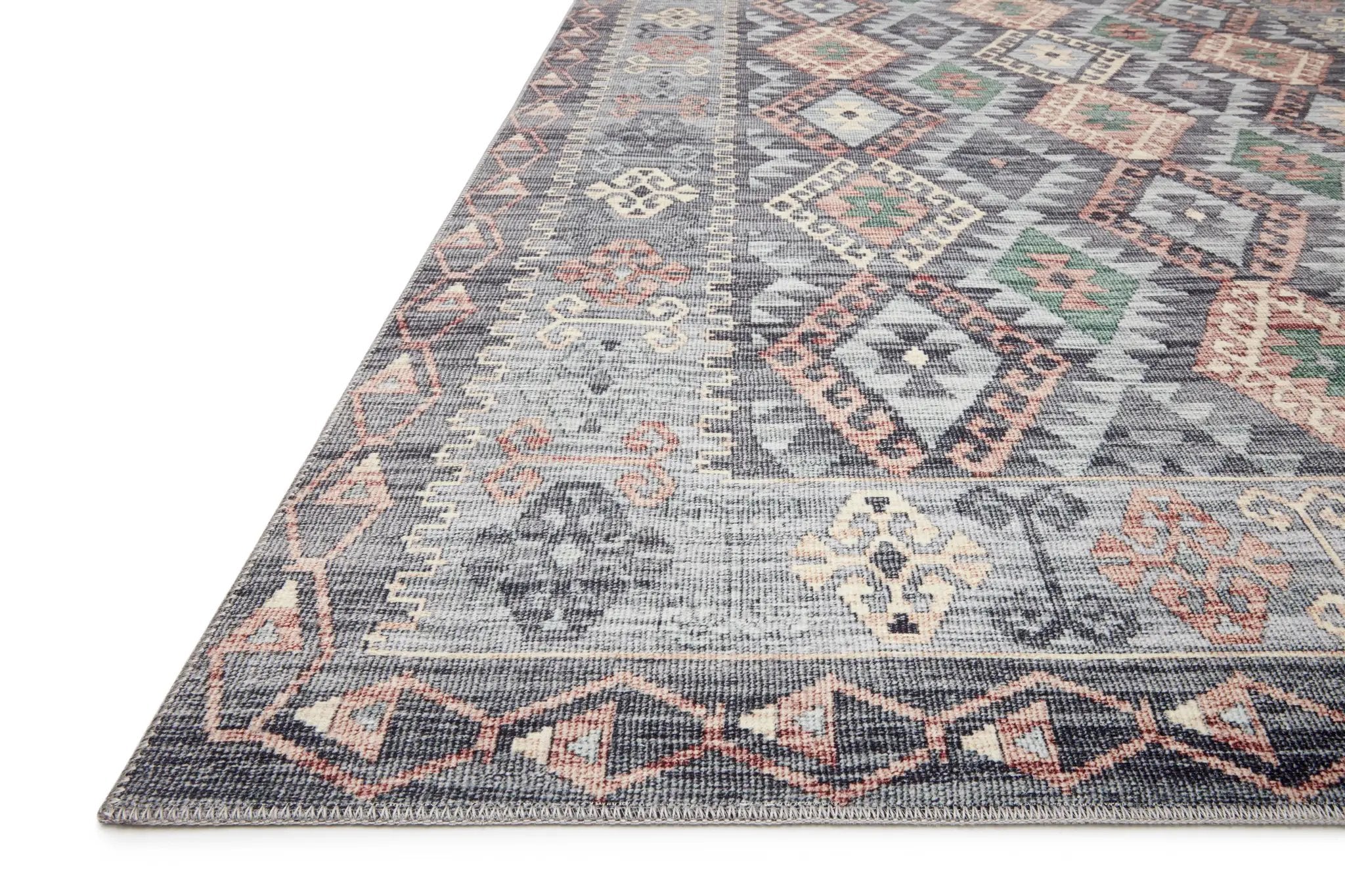 Zion ZIO-01 Grey / Multi Area Rug by Loloi