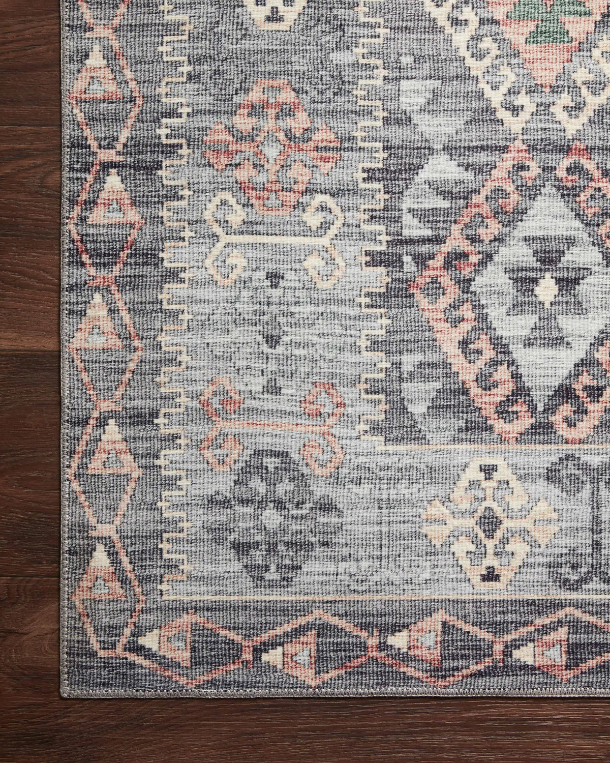 Zion ZIO-01 Grey / Multi Area Rug by Loloi