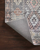 Finished in elegant grey and vibrant multi-toned tones, the Zion ZIO-01 Grey / Multi Area Rug is a power-loomed 100% polyester area rug for modern living