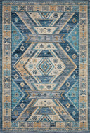 A power-loomed 100% polyester area rug in serene ocean and radiant gold hues, the Zion ZIO-02 Ocean / Gold Area Rug is a standout in any décor