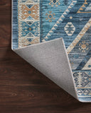 A power-loomed 100% polyester area rug in serene ocean and radiant gold hues, the Zion ZIO-02 Ocean / Gold Area Rug is a standout in any décor