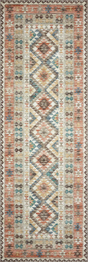 Dressed in refined ivory and vibrant multi-toned hues, the Zion ZIO-04 Ivory / Multi Area Rug is a power-loomed 100% polyester area rug that completes any room