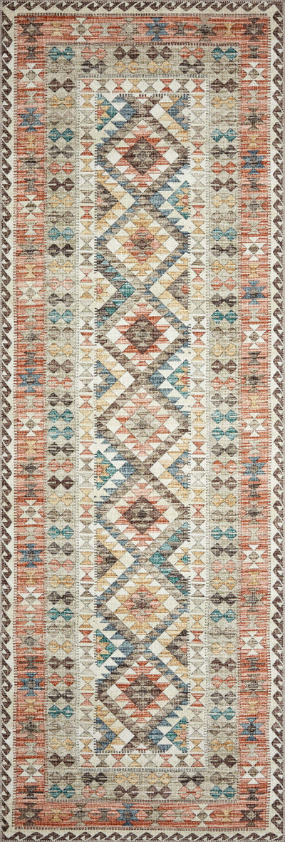 Dressed in refined ivory and vibrant multi-toned hues, the Zion ZIO-04 Ivory / Multi Area Rug is a power-loomed 100% polyester area rug that completes any room