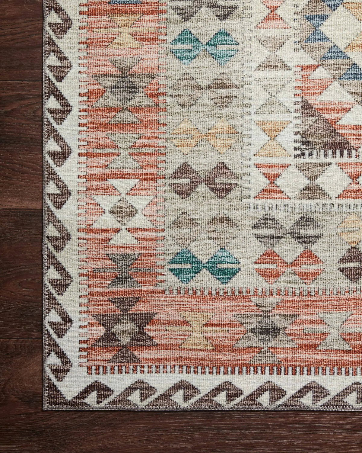 Zion ZIO-04 Ivory / Multi Area Rug by Loloi