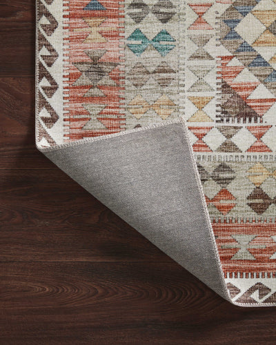 Dressed in refined ivory and vibrant multi-toned hues, the Zion ZIO-04 Ivory / Multi Area Rug is a power-loomed 100% polyester area rug that completes any room