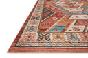 The Zion ZIO-05 Red / Multi Area Rug transforms any space with bold red and vibrant multi-toned tones in a power-loomed 100% polyester area rug