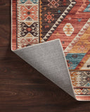 The Zion ZIO-05 Red / Multi Area Rug transforms any space with bold red and vibrant multi-toned tones in a power-loomed 100% polyester area rug