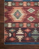 A power-loomed 100% polyester area rug in lively fiesta and vibrant multi-toned tones, the Zion ZIO-06 Fiesta / Multi Area Rug grounds your room beautifully
